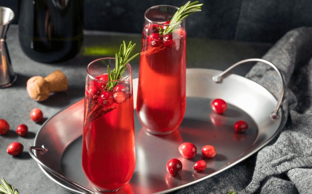 Cranberry Kombucha Mocktail